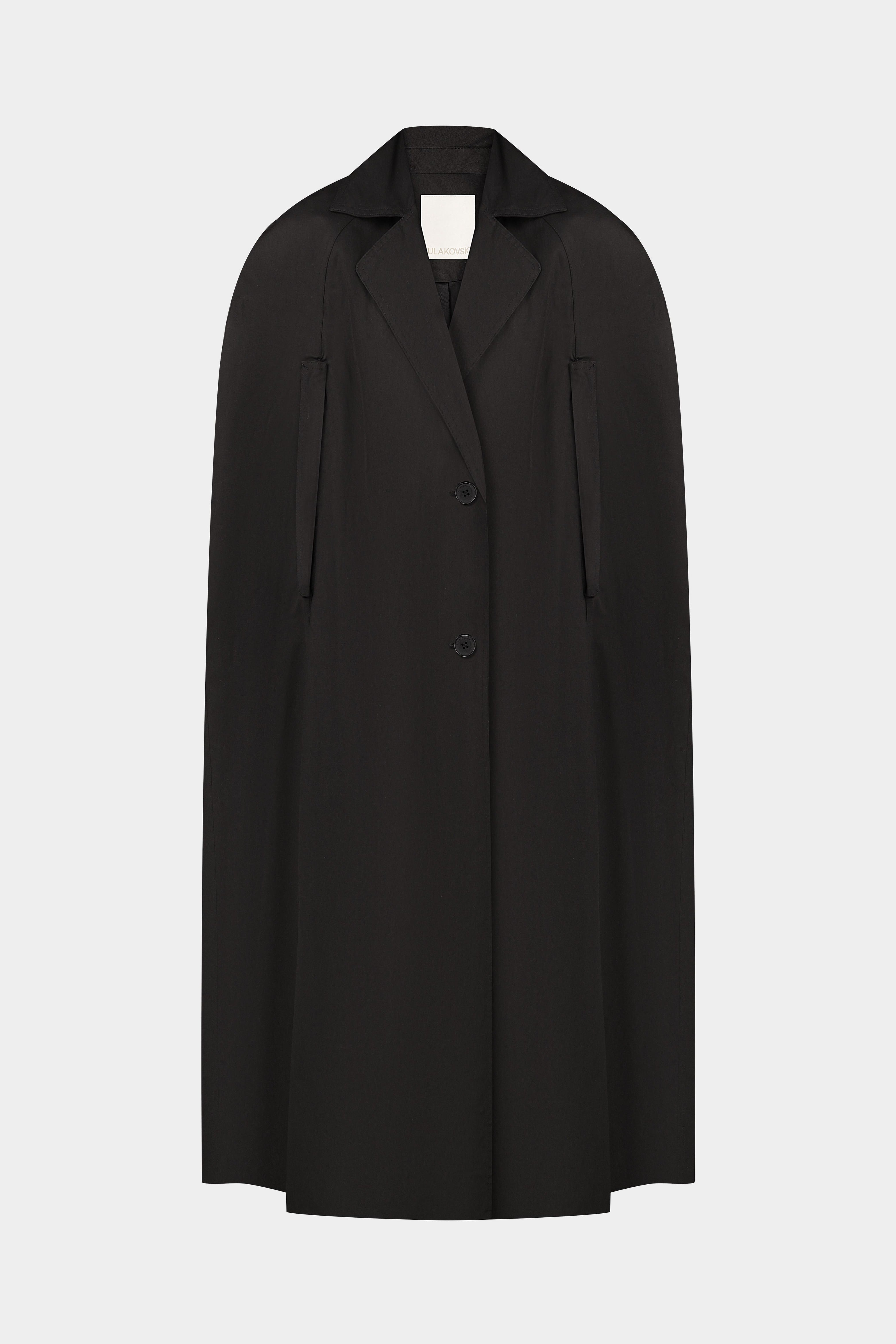 ТРЕНЧ-КЕЙП АСТЕР ЧОРНИЙ(FW26.1.1)