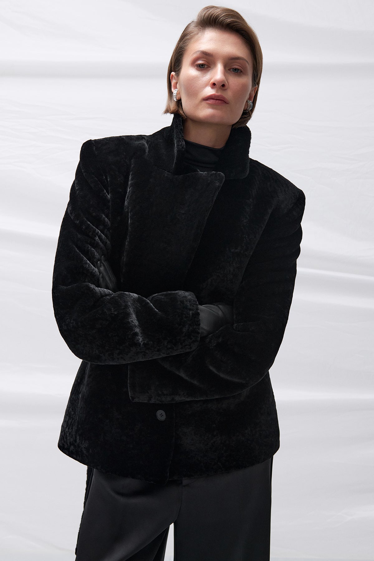 Хутряне пальто Пелла(W26.16.1)