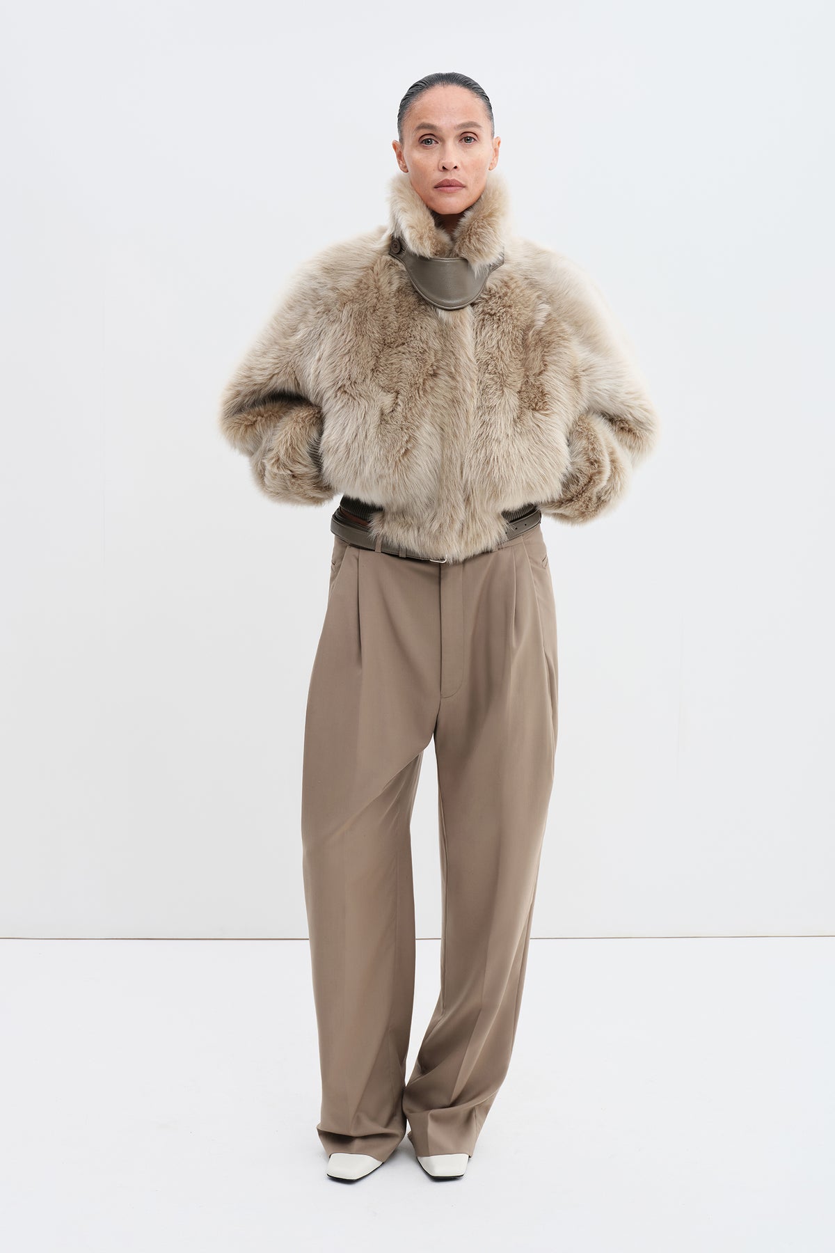 ANNIE SHEARLING JACKET(FW26.31.6.33.1.0)
