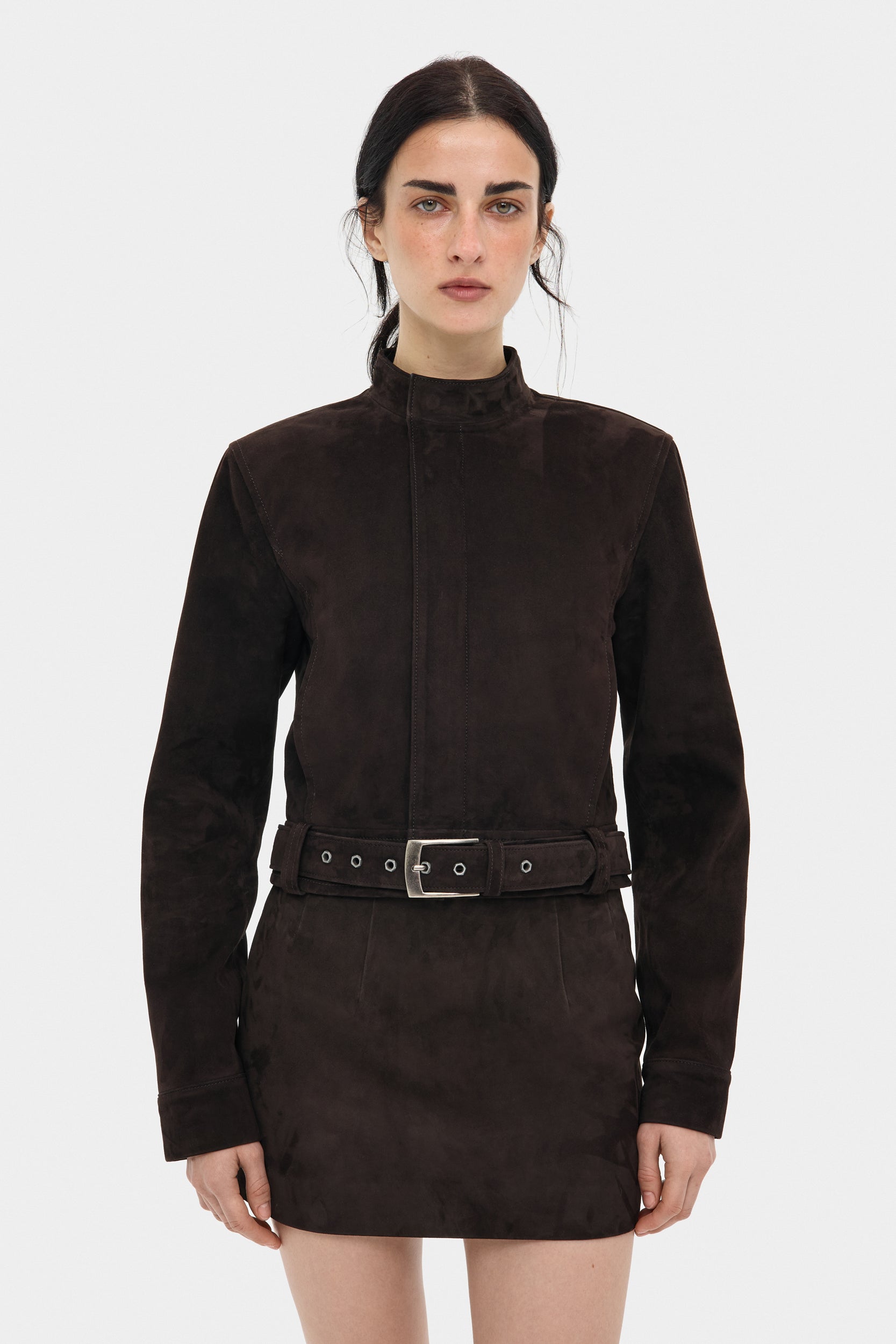 Мотокуртка Ліла темно-коричнева