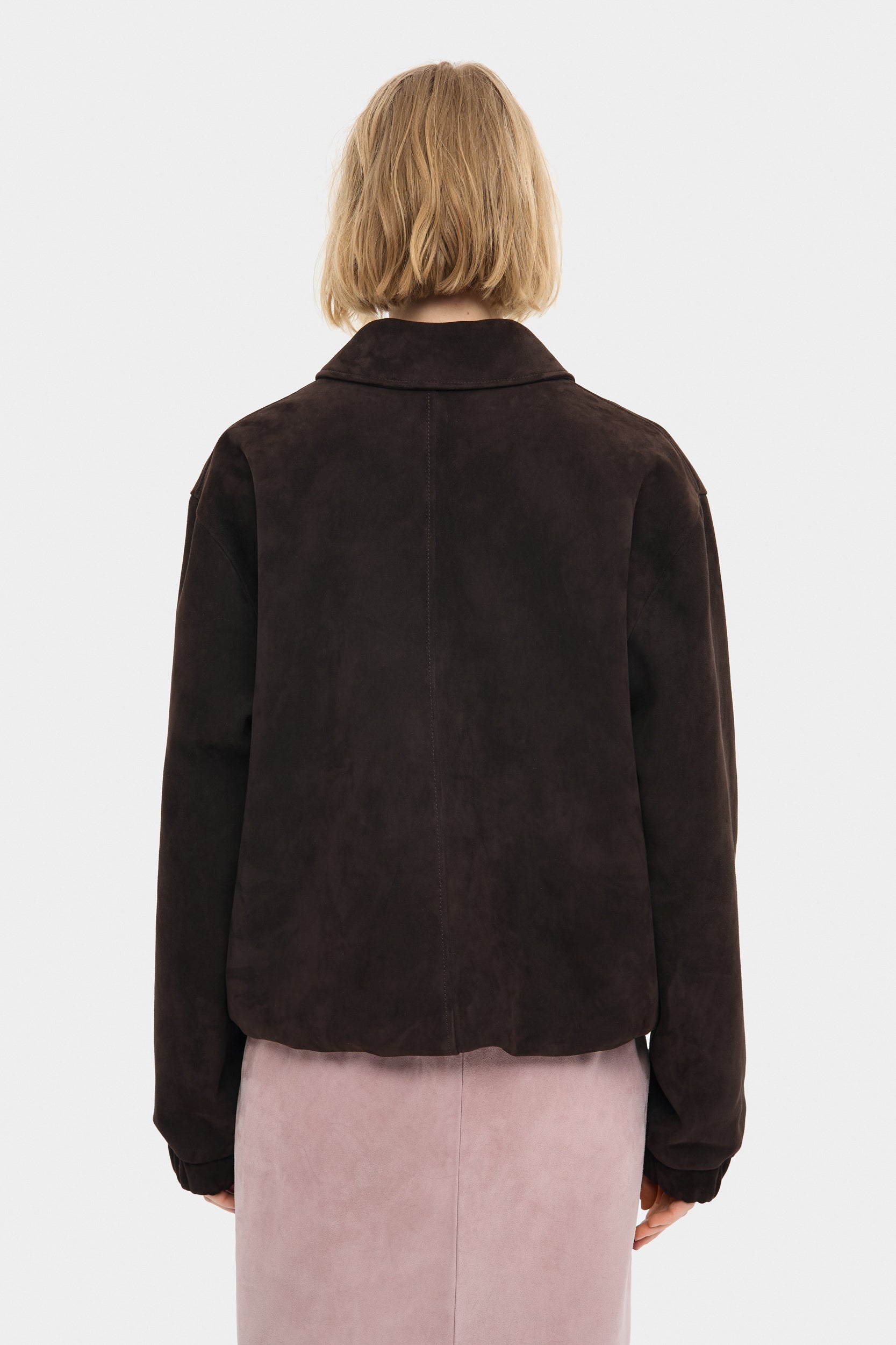 Бомбер Сем темно-коричневий