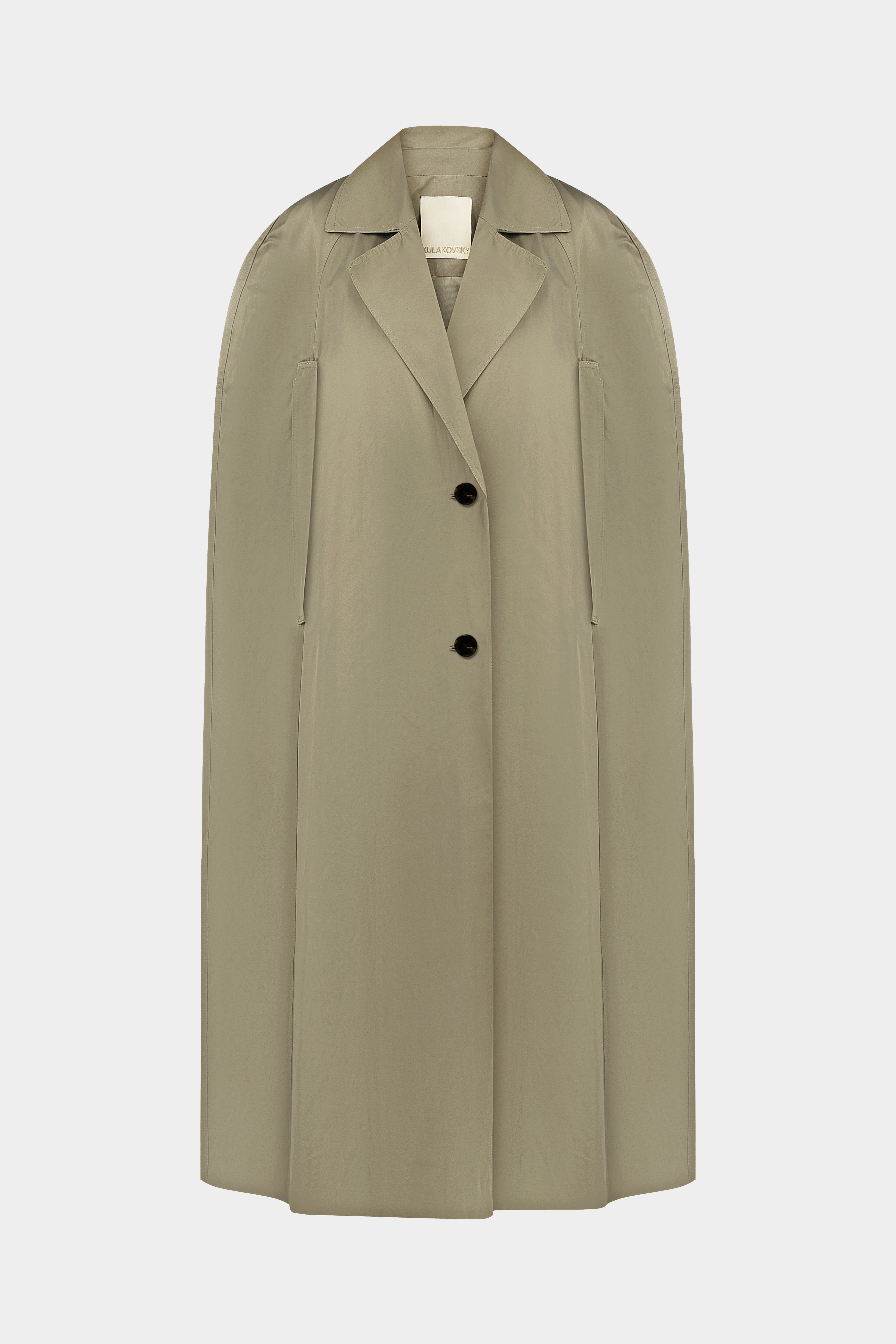 ТРЕНЧ-КЕЙП АСТЕР ПЕРЛИННО-ОЛИВКОВИЙ(FW26.1.9)