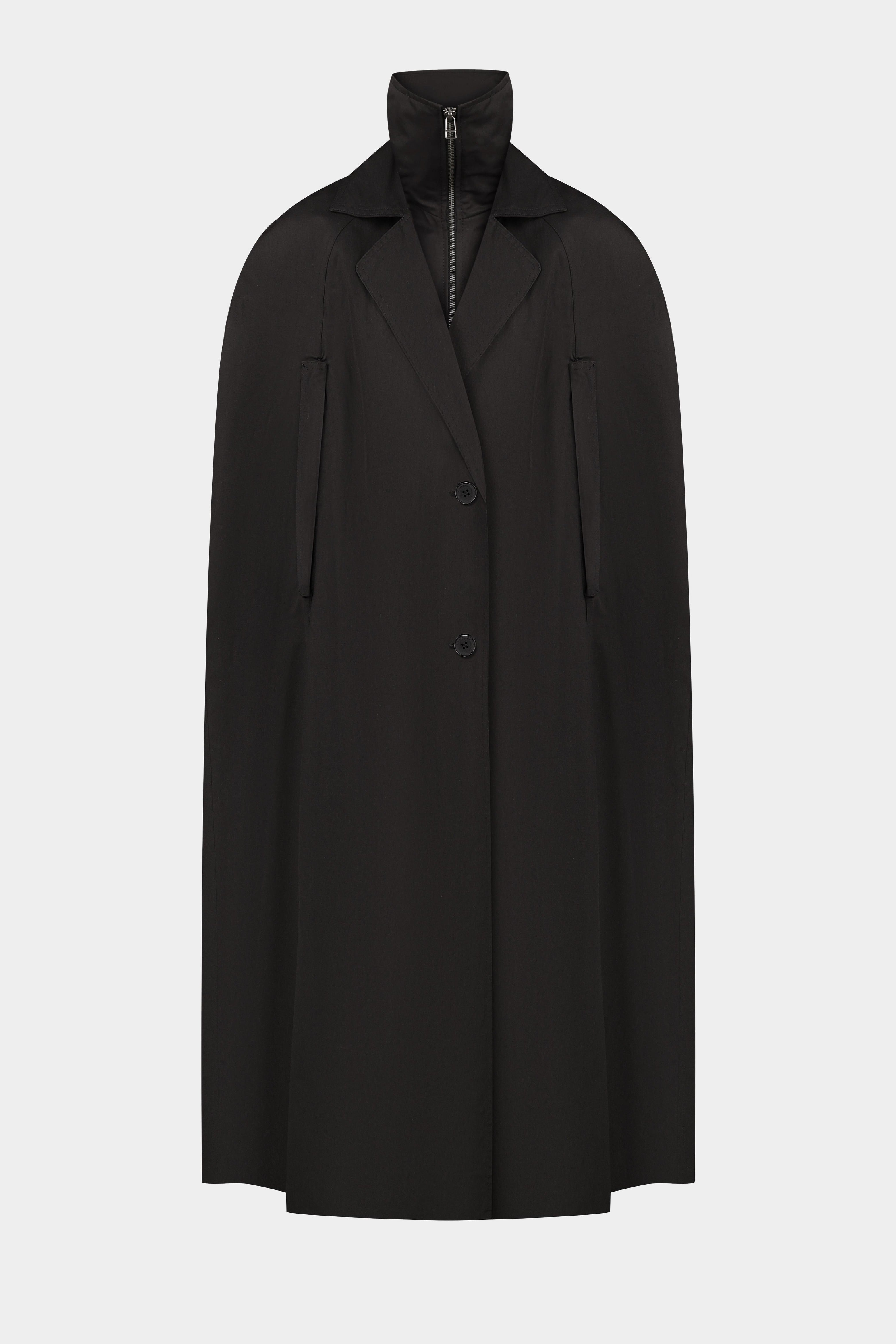 ТРЕНЧ-КЕЙП АСТЕР ЧОРНИЙ(FW26.1.1)