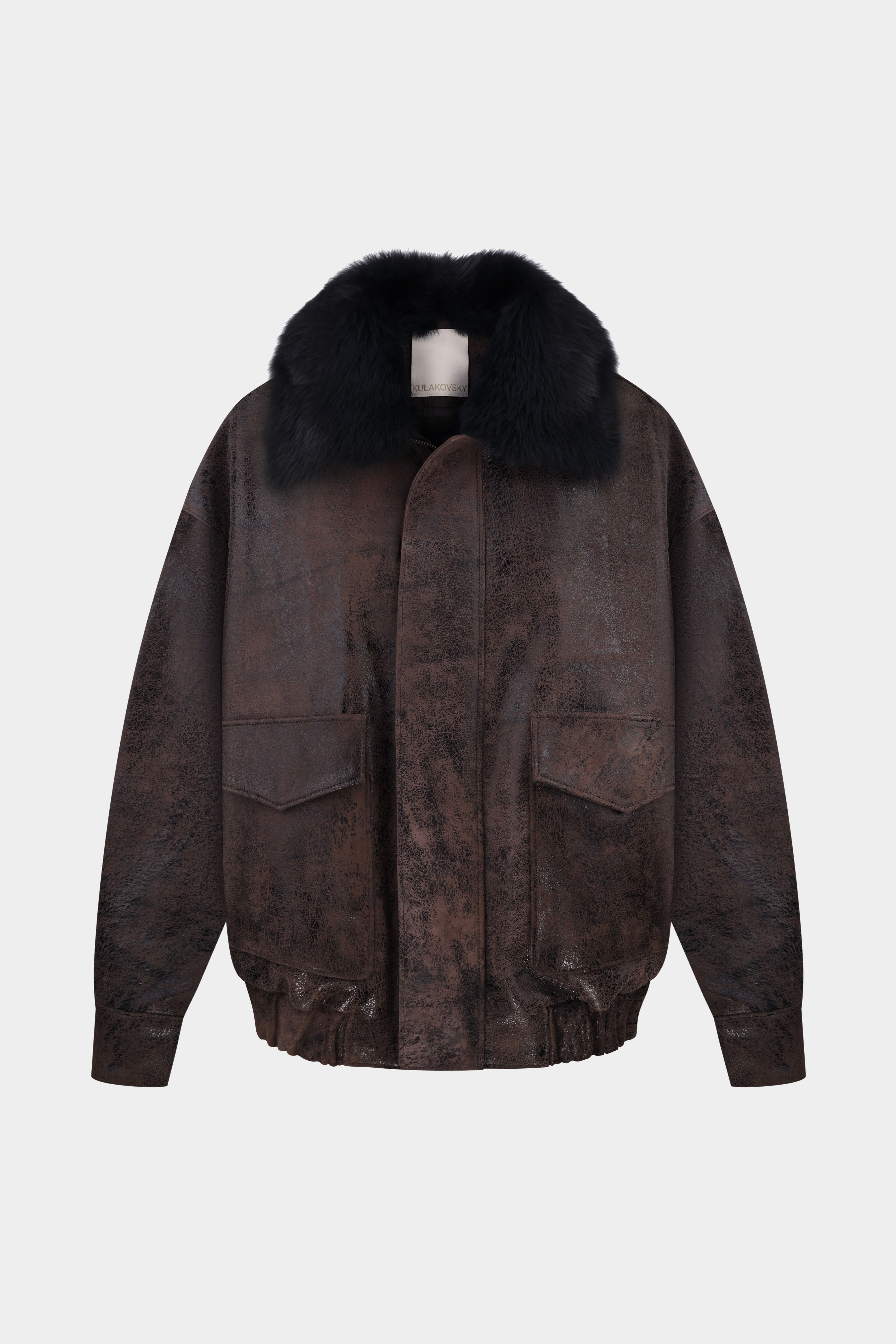 БОМБЕР ДЖЕКСОН ВІНТАЖНО-КОРИЧНЕВИЙ(FW26.8.13)