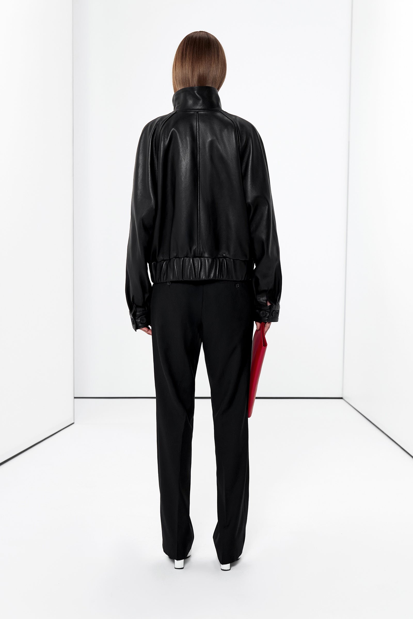 Arden cropped bomber jacket(SS26.30.1)