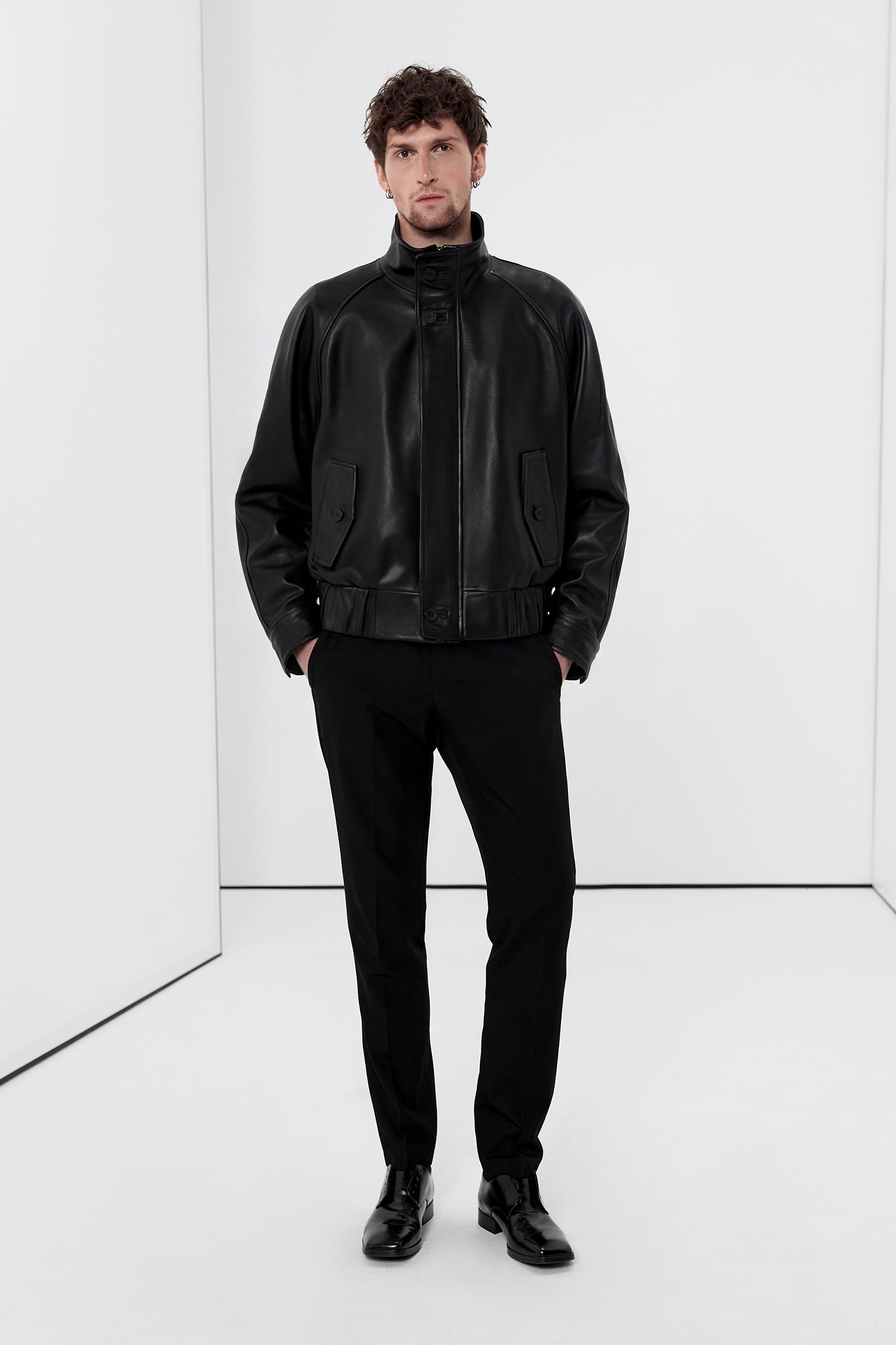 Arden cropped bomber jacket(SS26.30.2)