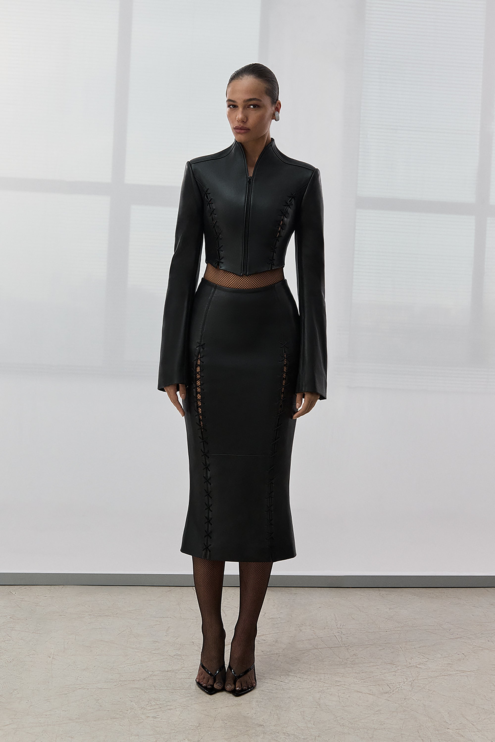 СПІДНИЦЯ МАРІЕЛЬ ЗІ ШНУРІВКОЮ(FW26.12.1-2)